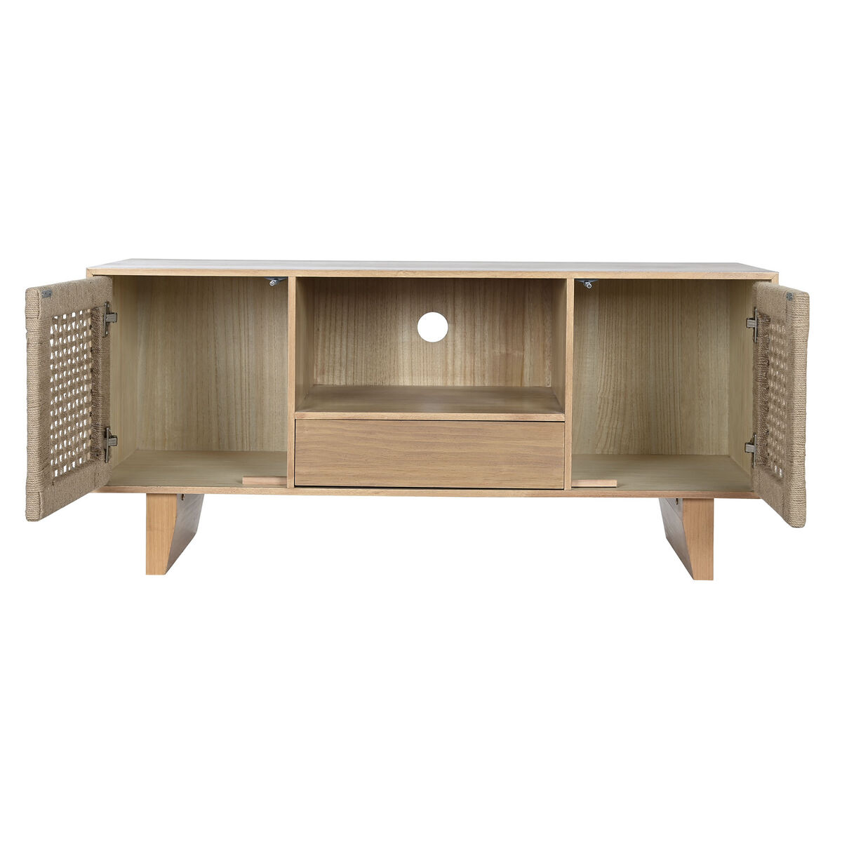 TV-möbler Home ESPRIT Beige Naturell Jute Furu 120 x 40 x 55 cm - 16