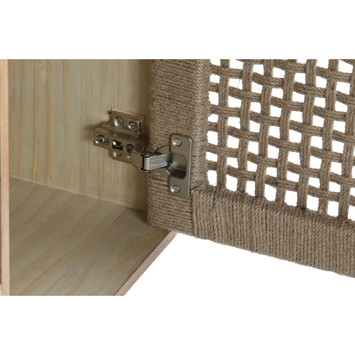 TV-möbler Home ESPRIT Beige Naturell Jute Furu 120 x 40 x 55 cm - 4