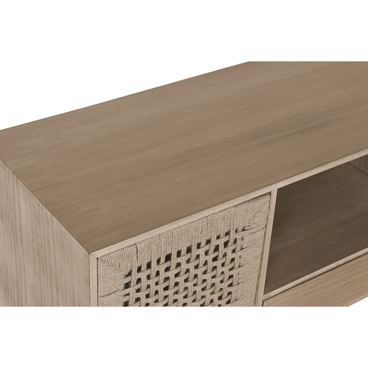 TV-möbler Home ESPRIT Beige Naturell Jute Furu 120 x 40 x 55 cm - 11