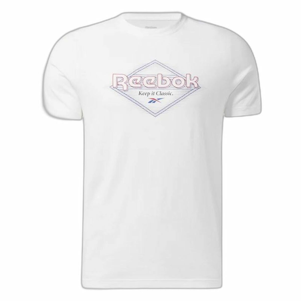 T-shirt med kortärm Herr Reebok Graphic Series Vit