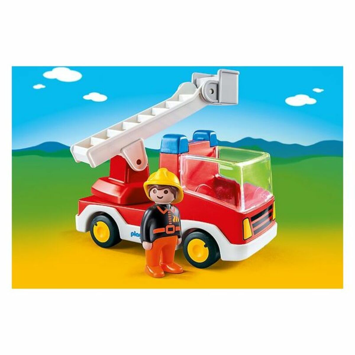 Playset 1.2.3 Fire Truck Playmobil 6967 - 6