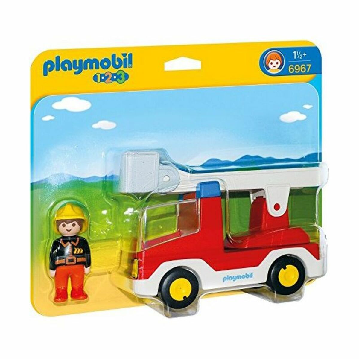 Playset 1.2.3 Fire Truck Playmobil 6967 - 4