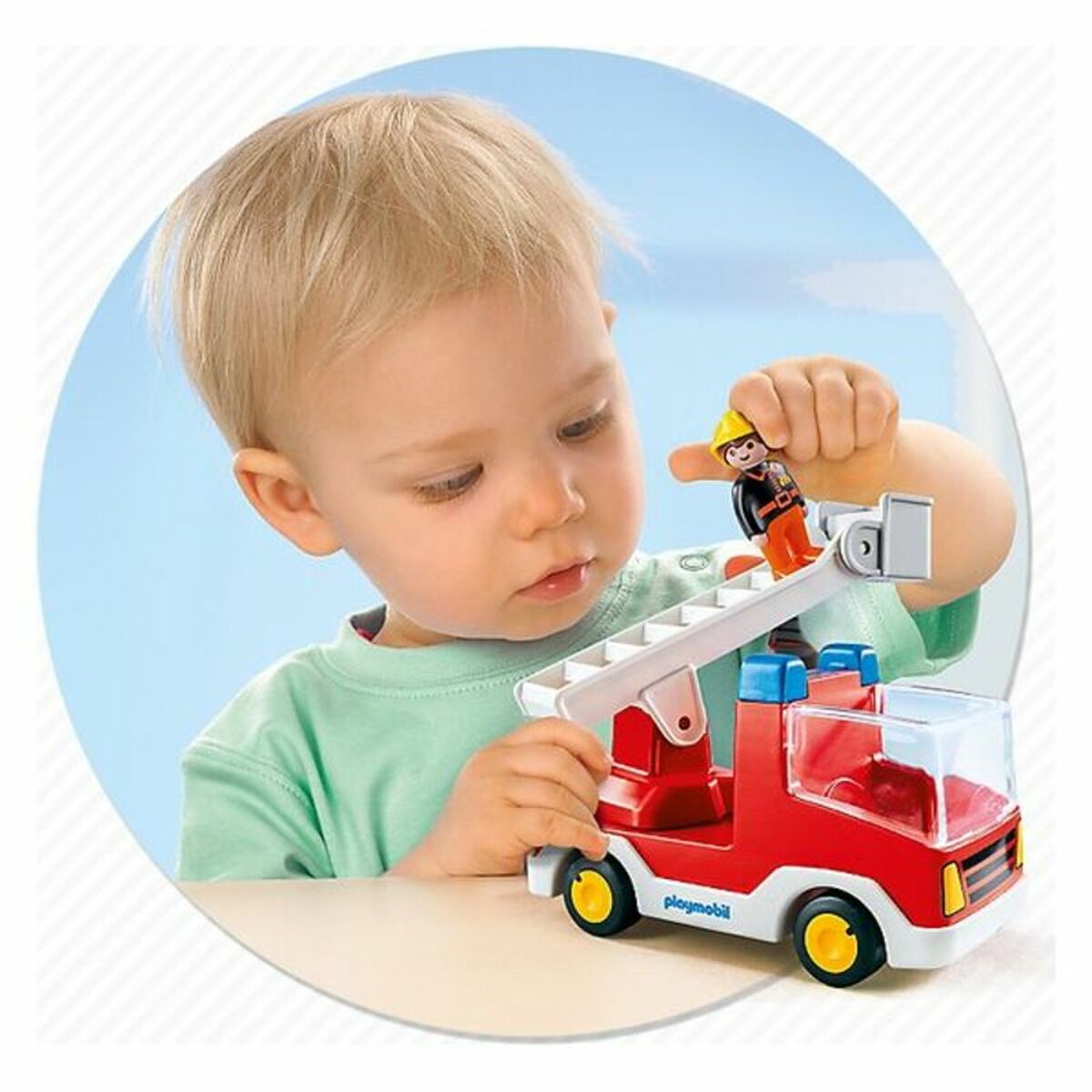 Playset 1.2.3 Fire Truck Playmobil 6967 - 5