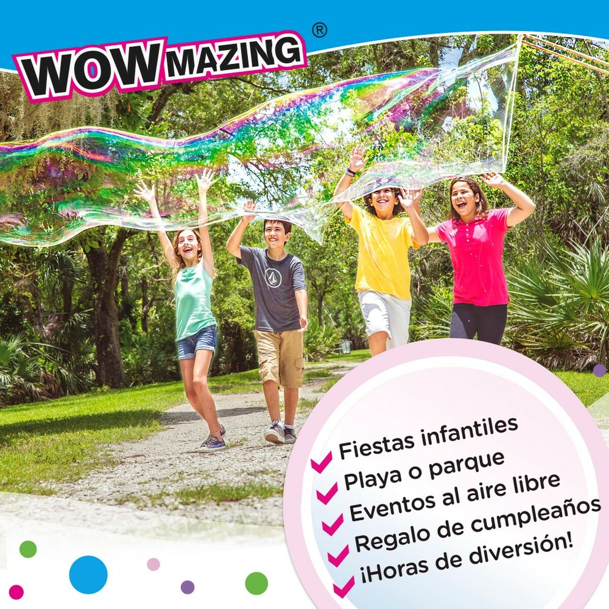 Såpbubbelspel WOWmazing 41 cm (24 antal) - 4