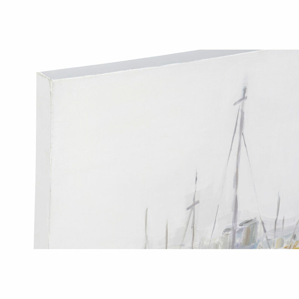 Kanvas DKD Home Decor Blå Båt Medelhavs 120 x 4 x 90 cm 120 x 3,8 x 90 cm - 2