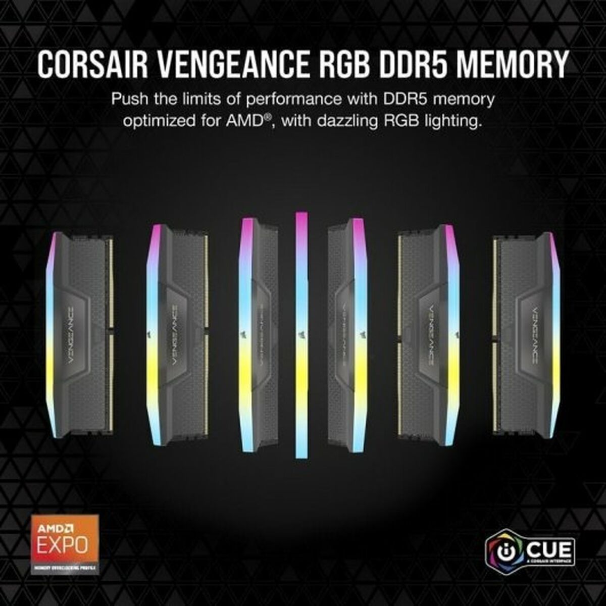 RAM-minne Corsair CMH64GX5M2B6000Z30 64 GB DDR5 6000 MHz cl30 - 5