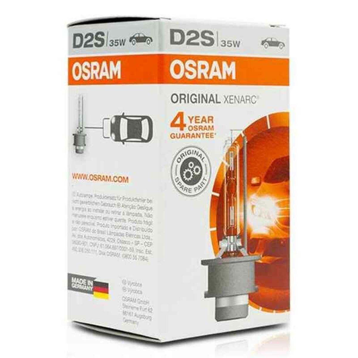 Glödlampa för bil OS66240 Osram OS66240 D2S 35W 85V - 3