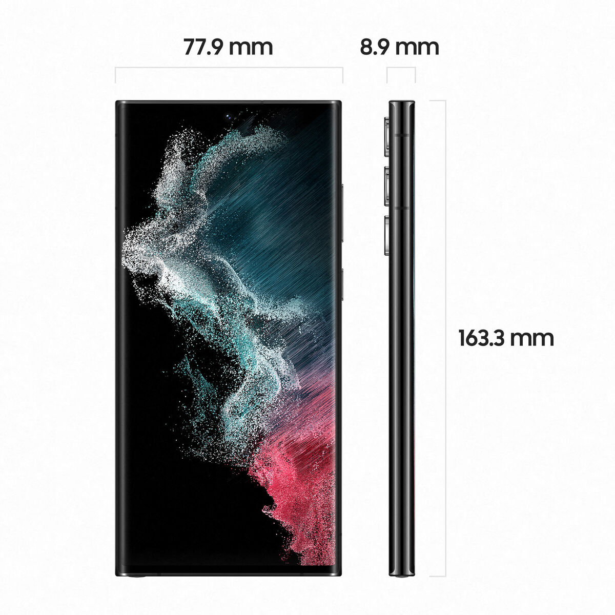 Smartphone Samsung GALAXY S22 ULTRA Svart 128 GB 8 GB RAM Octa Core 6,8" Samsung Exynos - 3
