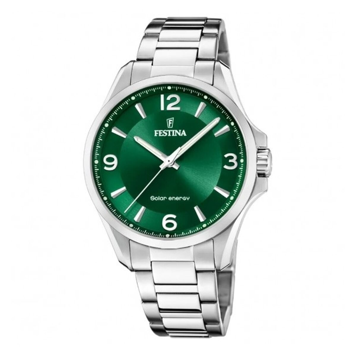 Herrklocka Festina F20656/3 Grön Silvrig