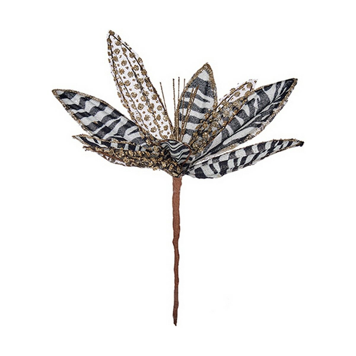 Julgranskula Krist+ Vit Svart 25 x 27 x 25 cm Jul - 2