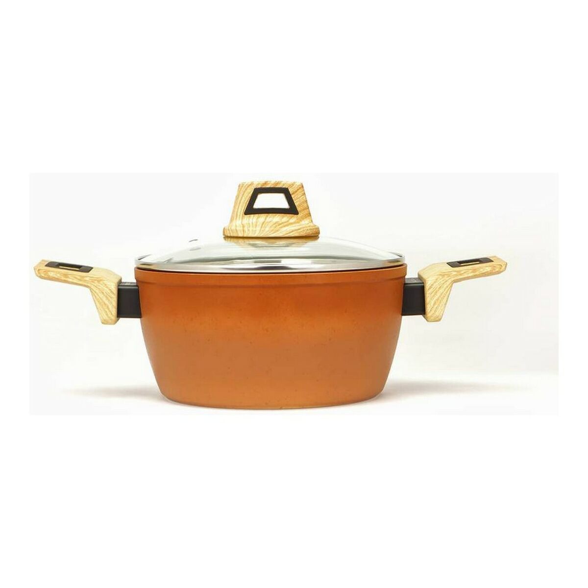 Kastrull med lock Amercook Terrakota n (Ø 28 cm) - 2