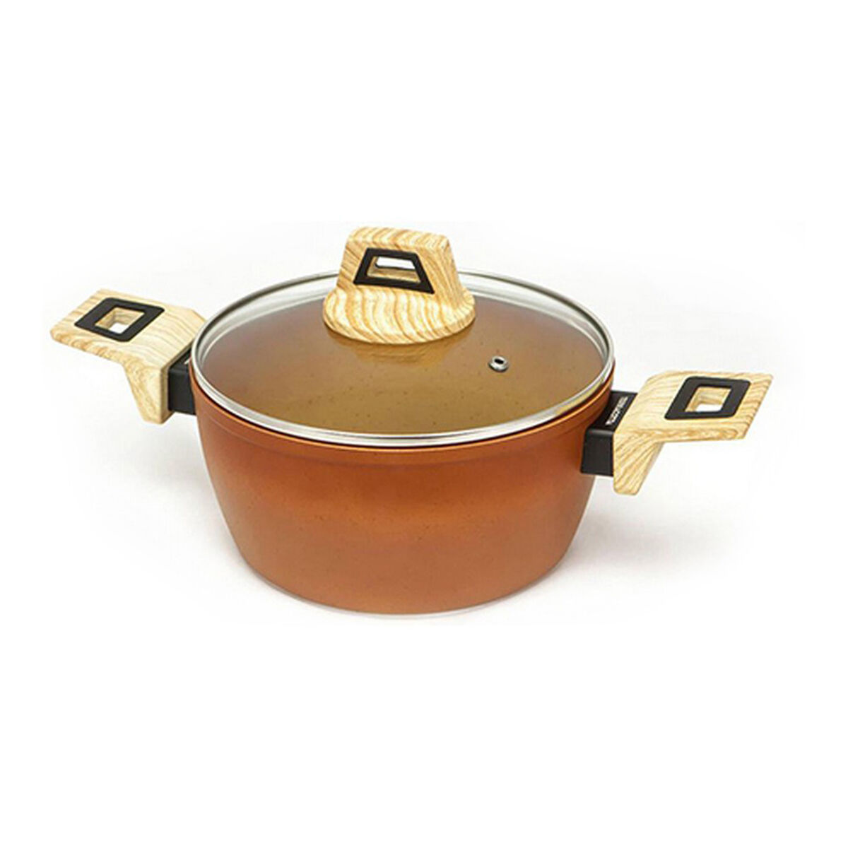 Kastrull med lock Amercook Terrakota n (Ø 28 cm)
