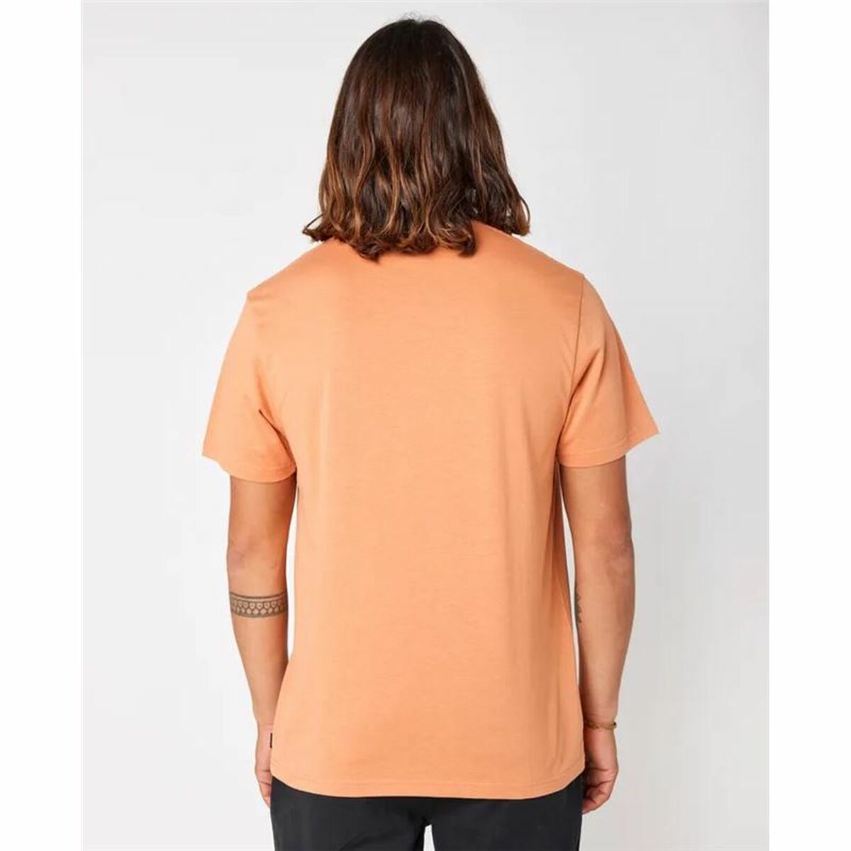 T-shirt med kortärm Herr Rip Curl Desti Animals Orange - 2