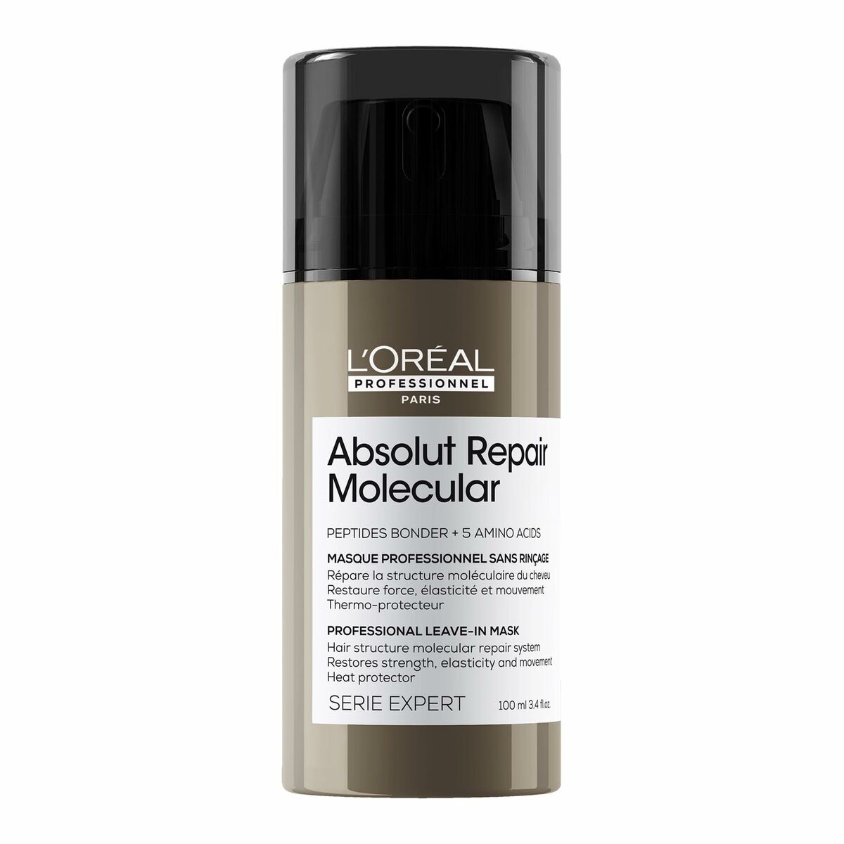 Hårinpackning utan hårblekningsmedel L'Oreal Professionnel Paris Absolut Repair Molecular 100 ml Reparerande komplex