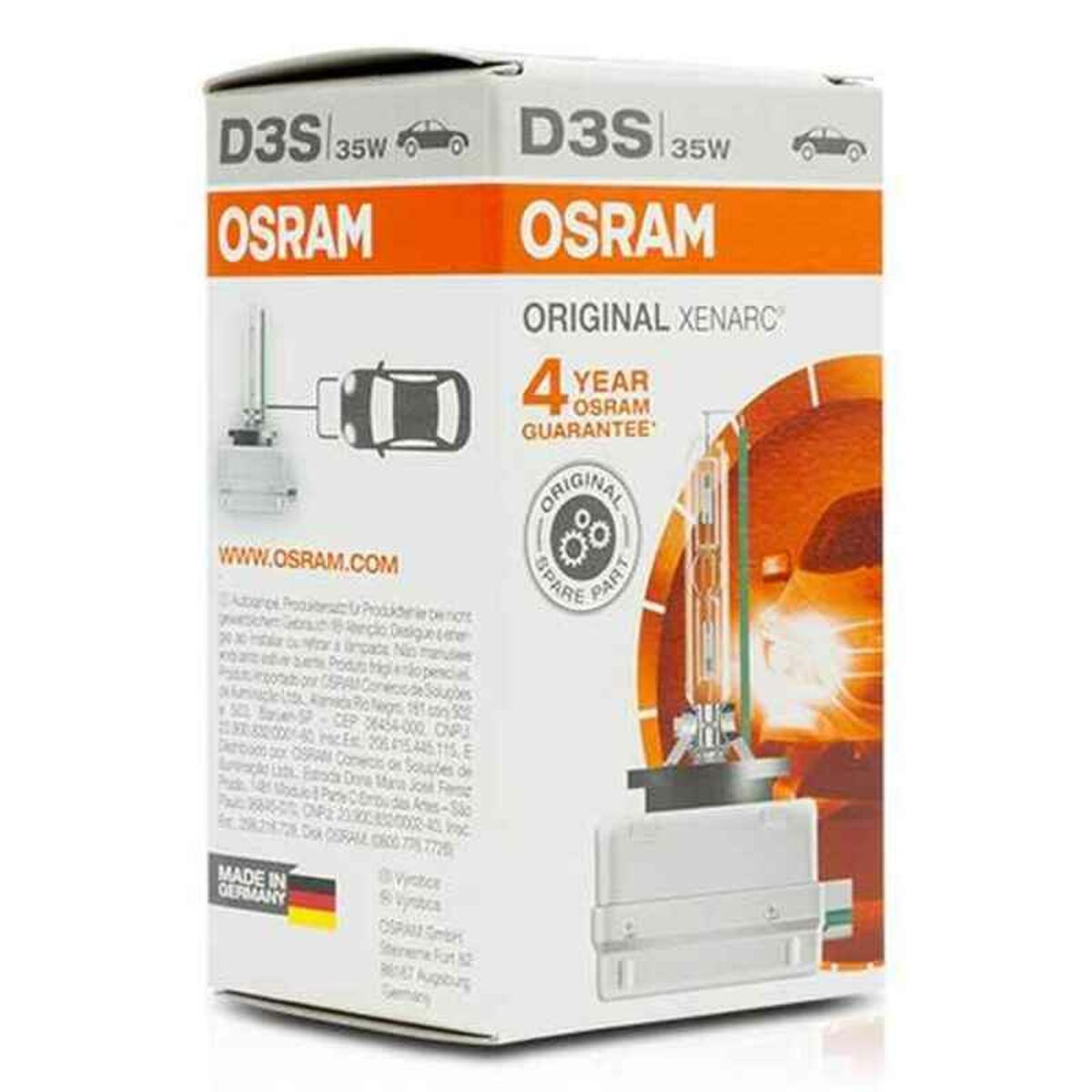 Glödlampa för bil OS66340 Osram OS66340 D3S 35W 42V - 3
