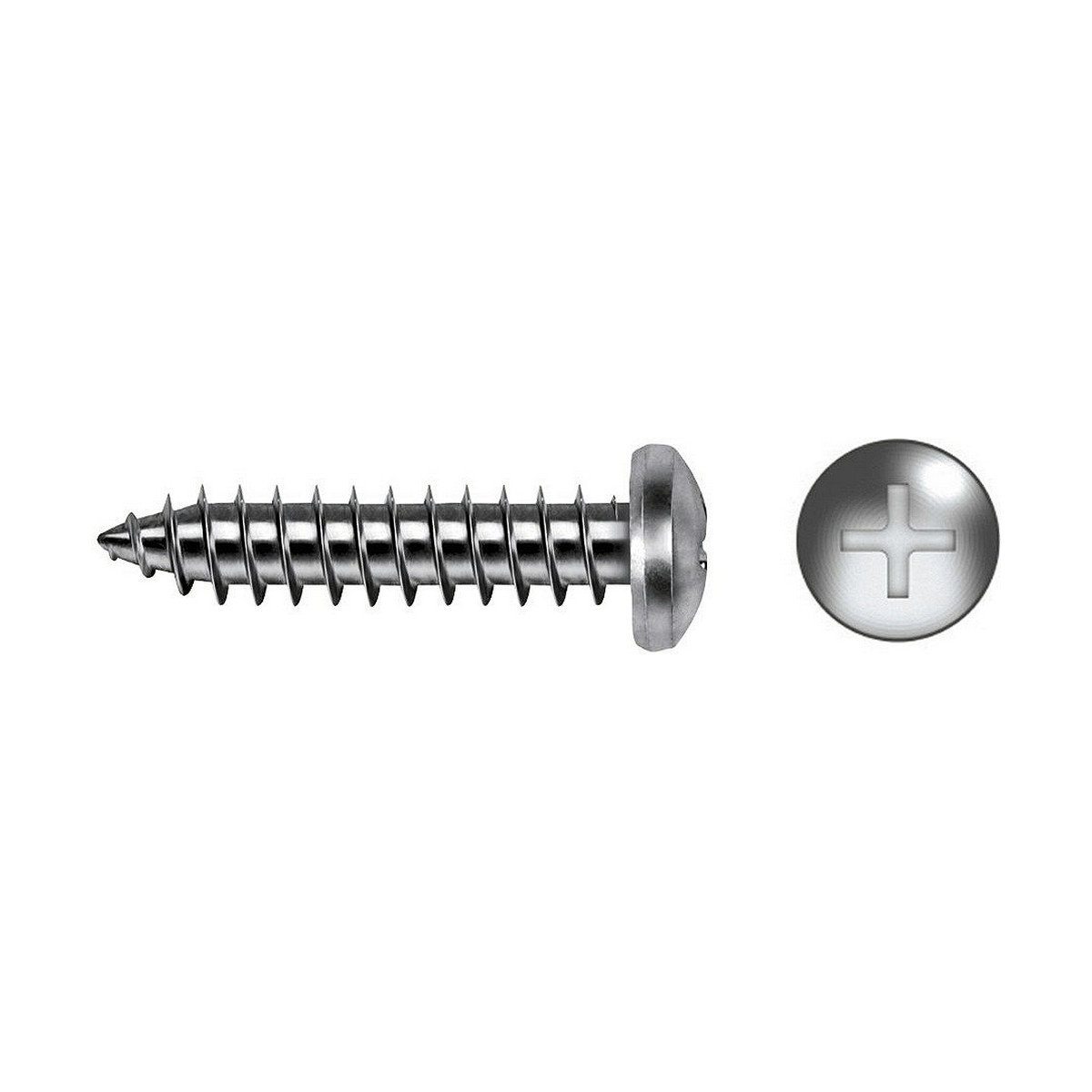Låda med skruvar CELO Ø 3,9 x 32 mm Metallplatteskruv 250 antal Galvaniserad - 2