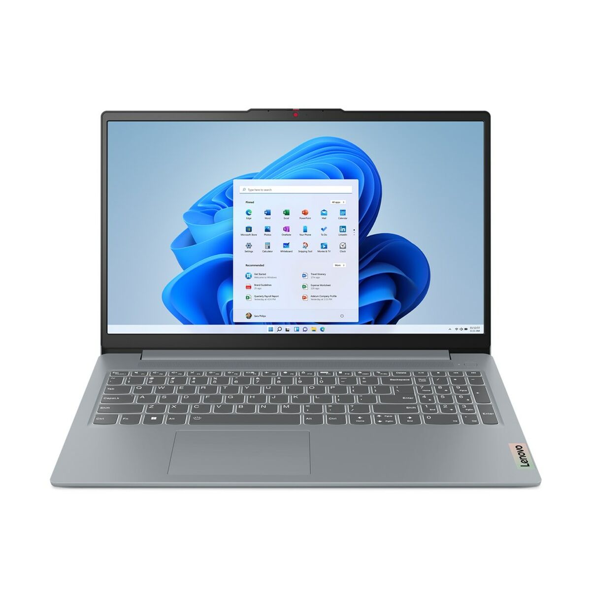 Bärbar dator Lenovo IdeaPad Slim 3 15ABR8 15,6" 16 GB RAM 512 GB SSD Qwerty US