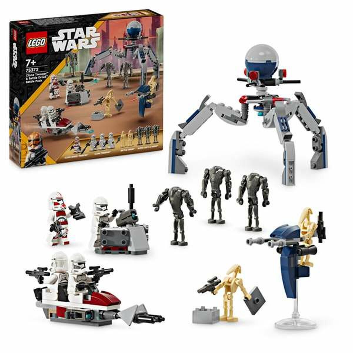 Byggsats Lego Star Wars 75372 Clone Trooper & Battle Droid Multicolour - 3