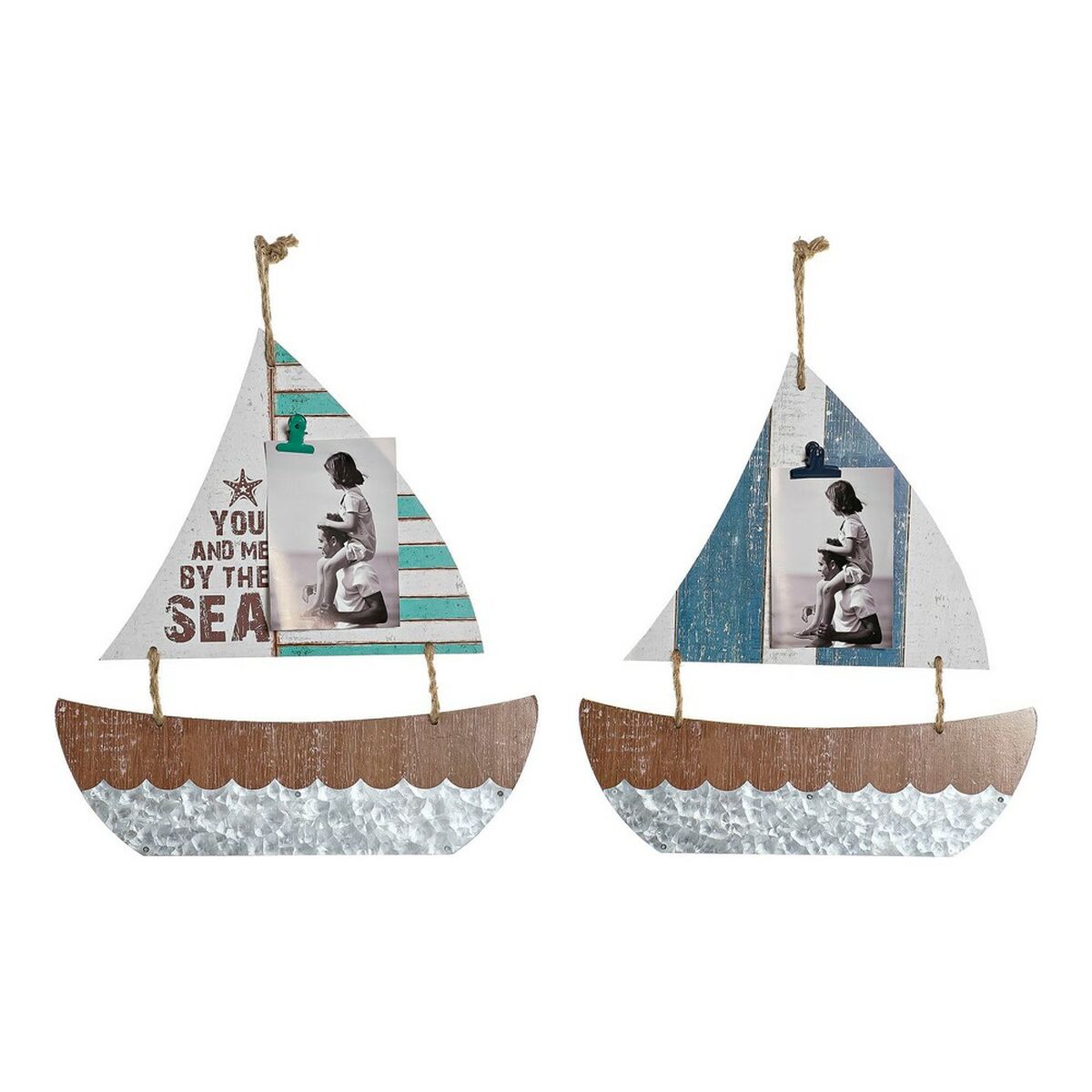 Hängdekoration DKD Home Decor Tårtmakare Brun Multicolour Medelhavs 40 x 2 x 43 cm (2 antal) - 4