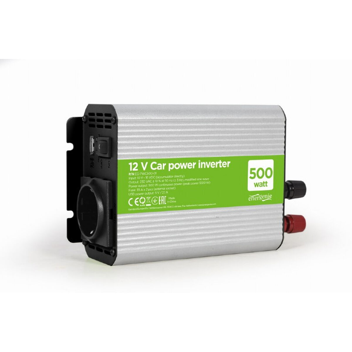 Eladapter GEMBIRD EG-PWC500-01 USB x 1 - 2