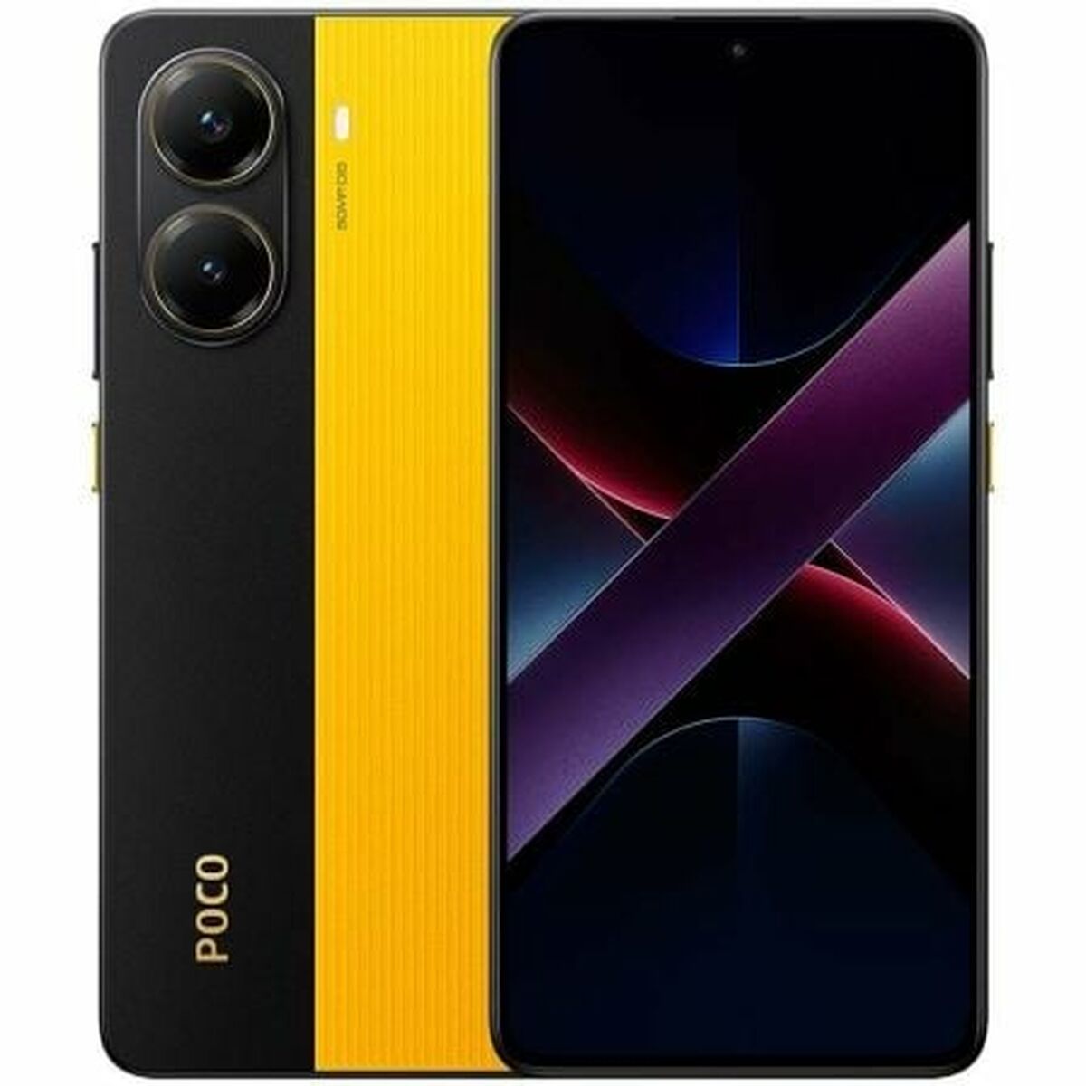 Smartphone Xiaomi XIA-SP POCO X7P 5G 8-256 YE Octa Core 8 GB RAM 256 GB Gul Svart 6,67"