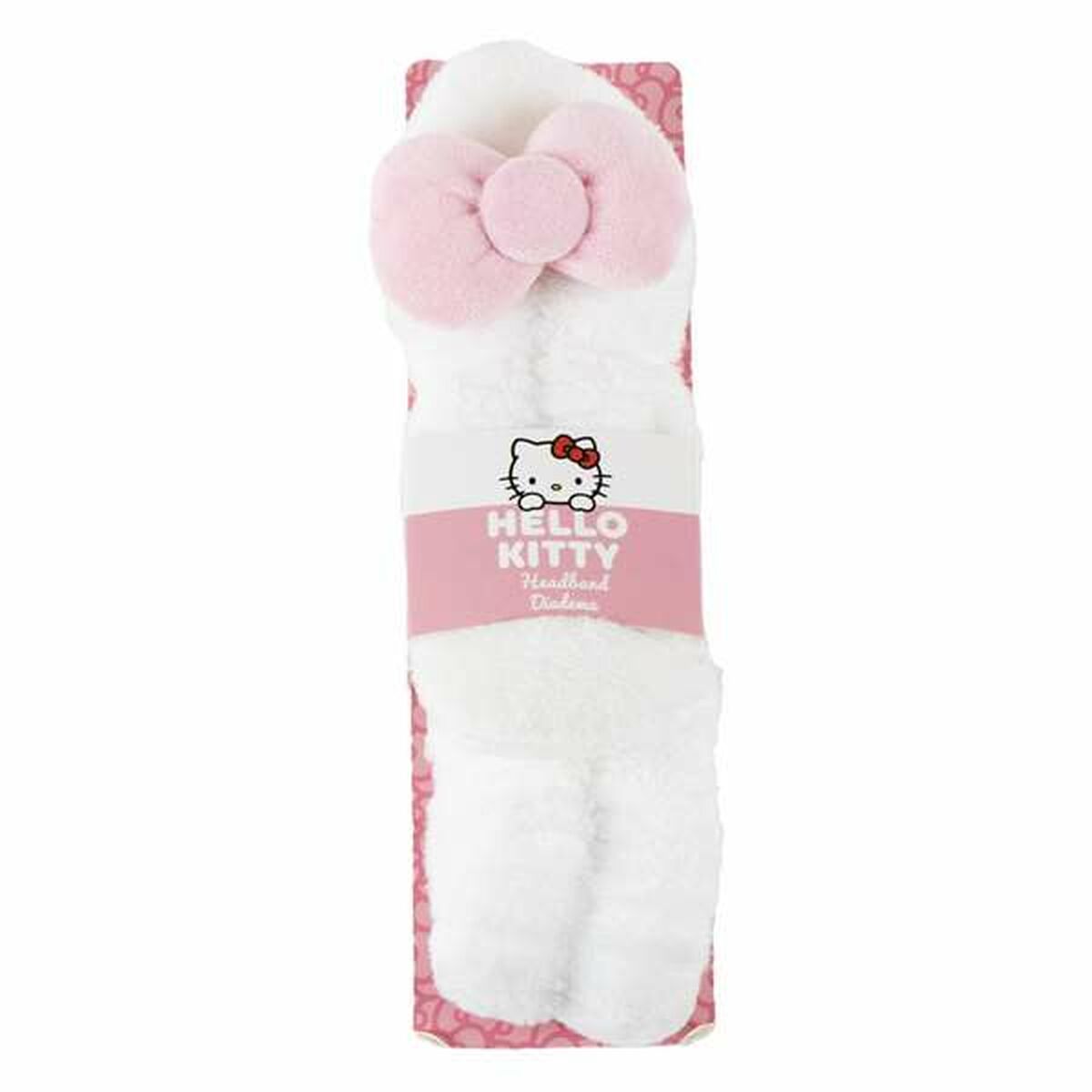 Turban Hello Kitty Vit Rosa Smink