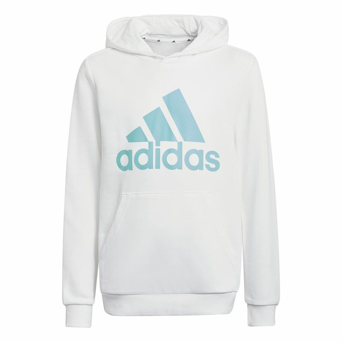 Tröja med huva Unisex Adidas Blå Vit - 4