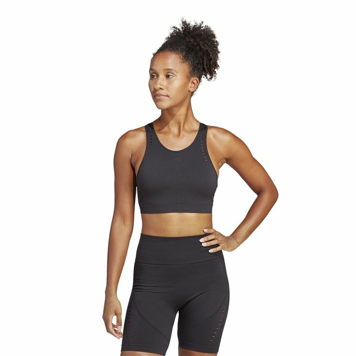 Sport-BH Adidas Aeroknit Svart - 3