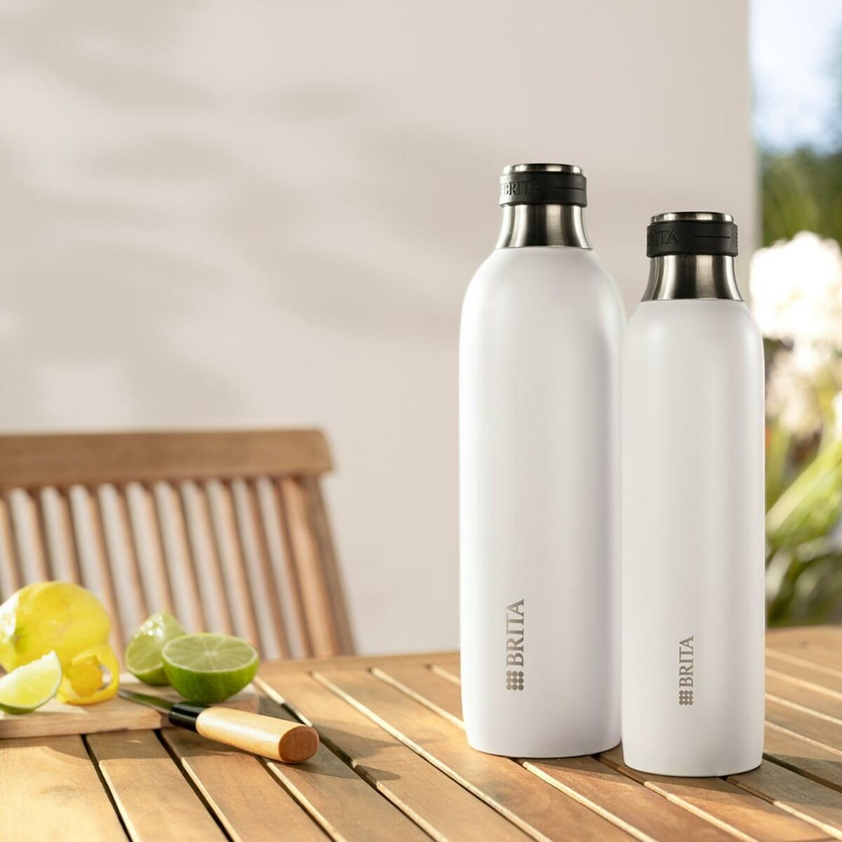 Termos Brita 1046738 Vit Silvrig Rostfritt stål 500 ml - 2