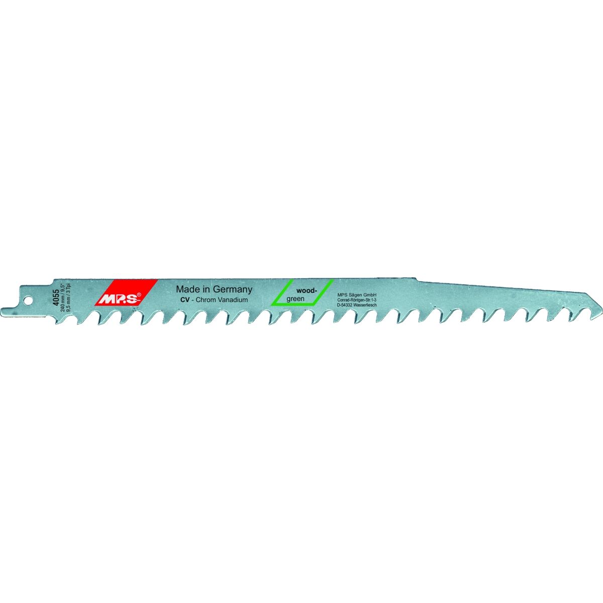 Sågblad MP.S 4055 3 tpi 240 mm Självsågande såg 5 antal