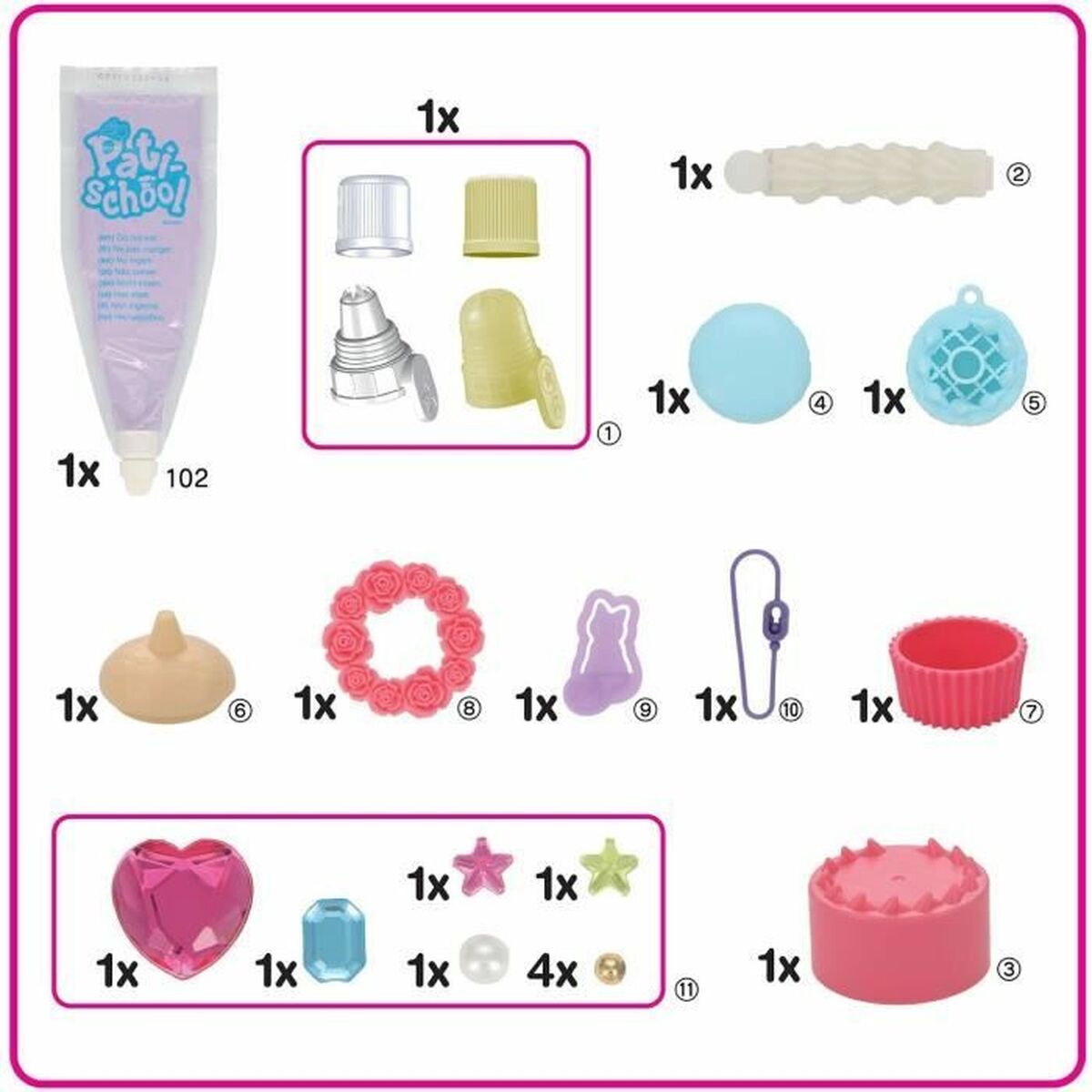 Craft Game EPOCH D'ENFANCE Pati School Cakes - 5