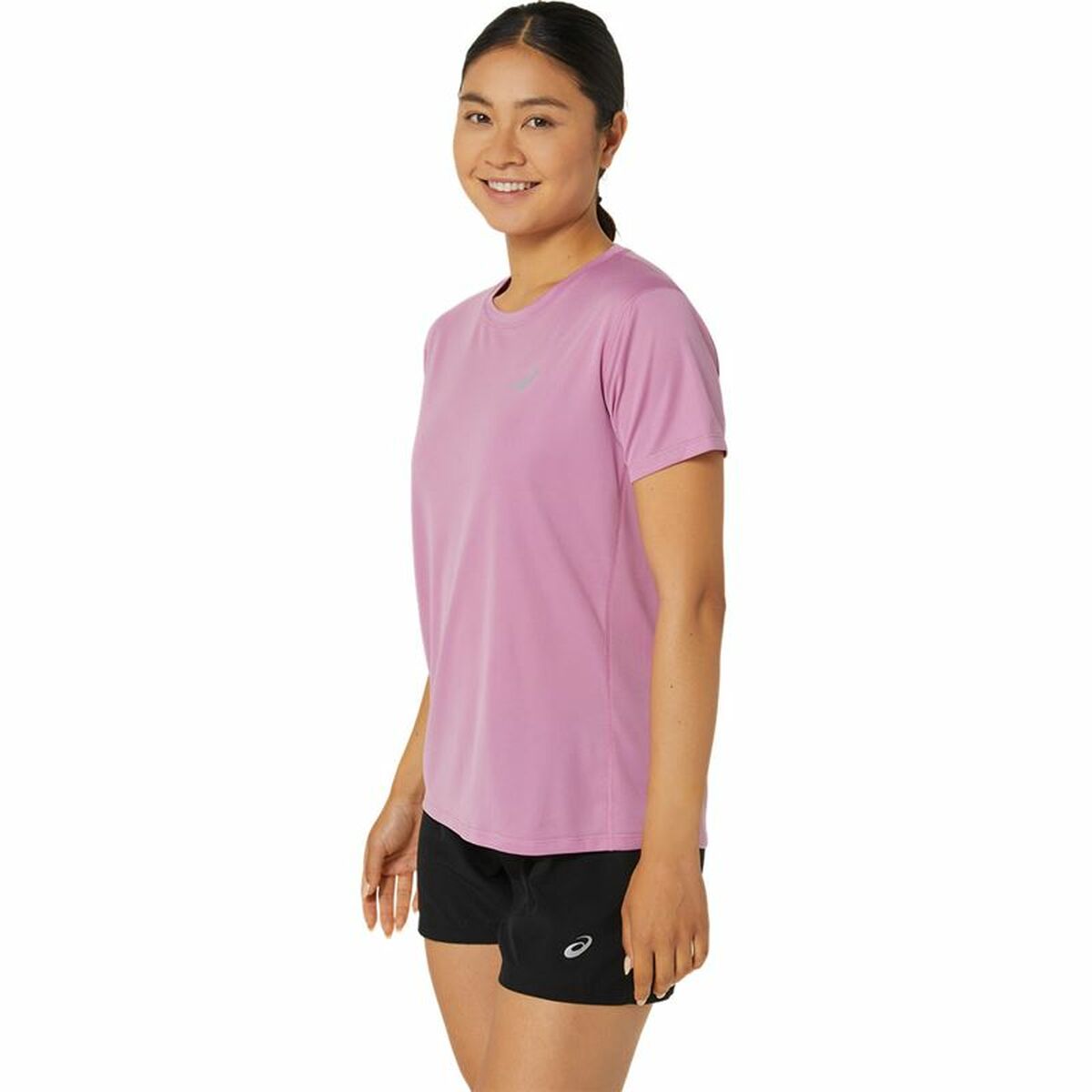 T-shirt med kortärm Dam Asics Core Ljusrosa - 3