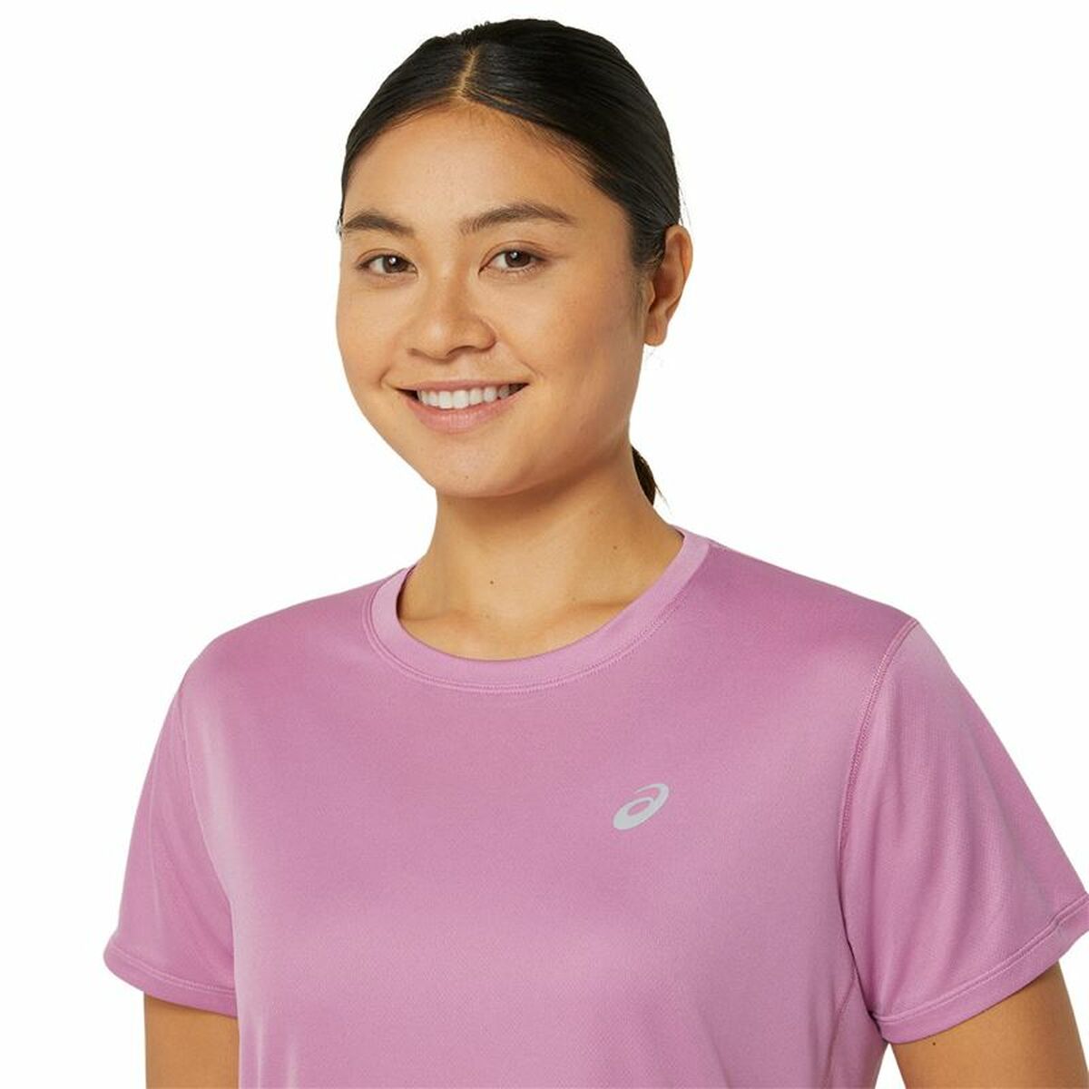 T-shirt med kortärm Dam Asics Core Ljusrosa - 4