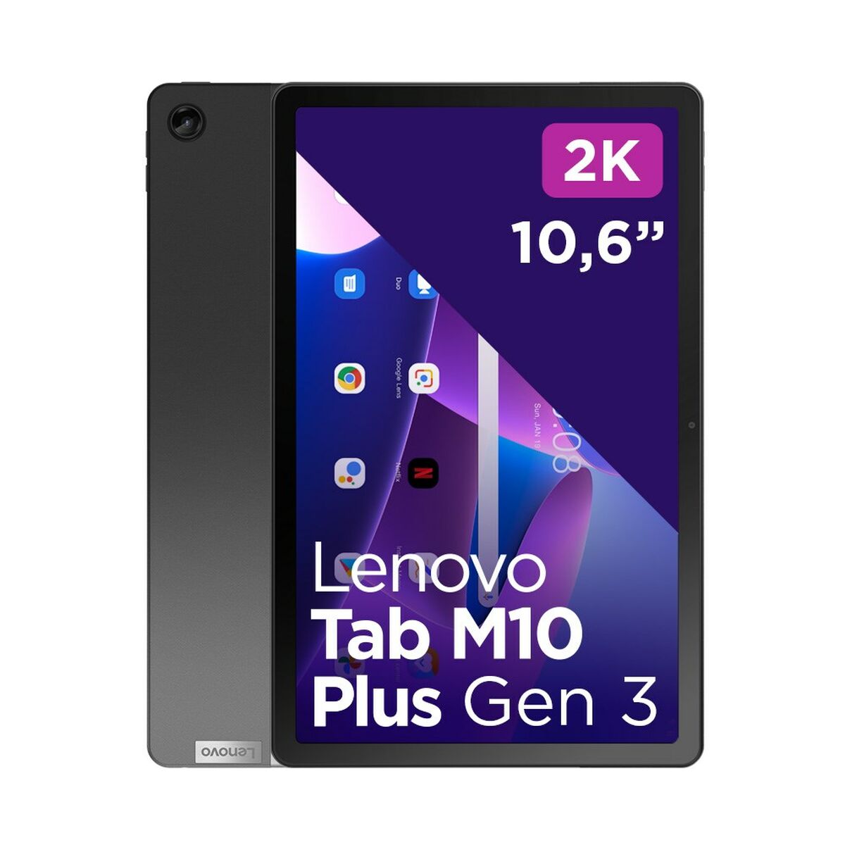 Läsplatta Lenovo M10 Plus (3rd Gen) 10,6" Qualcomm Snapdragon 680 4 GB RAM 128 GB Grå - 5