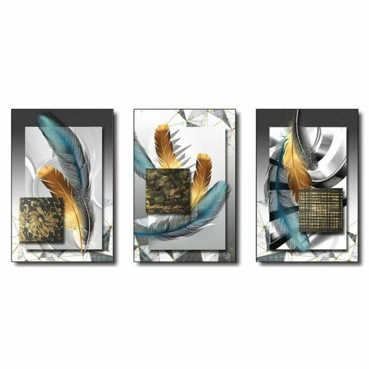 Kanvas DKD Home Decor polystyren Kanvas 53 x 3,5 x 73 cm