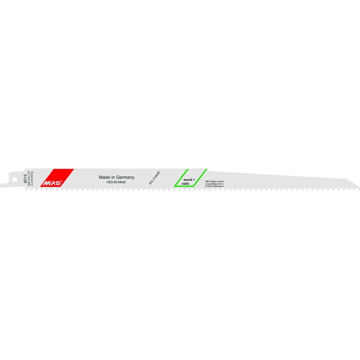 Sågblad MP.S 4015 6 tpi Självsågande såg 5 antal