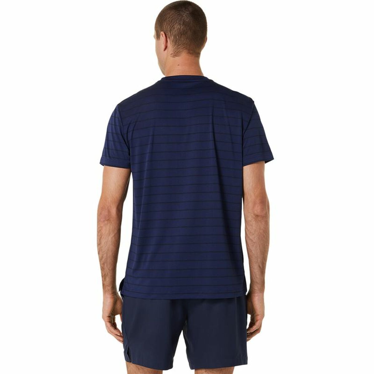 T-shirt med kortärm Herr Asics Court Marinblå Tennis - 2