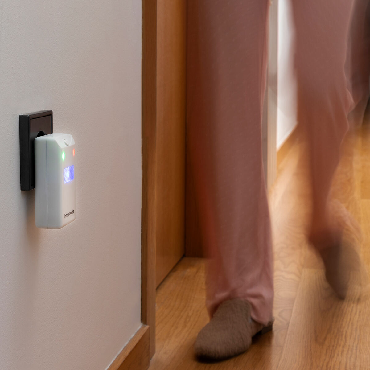 Skadedjursavskräckare med ultraljud med LED Killekt Duo InnovaGoods 2 antal - 4