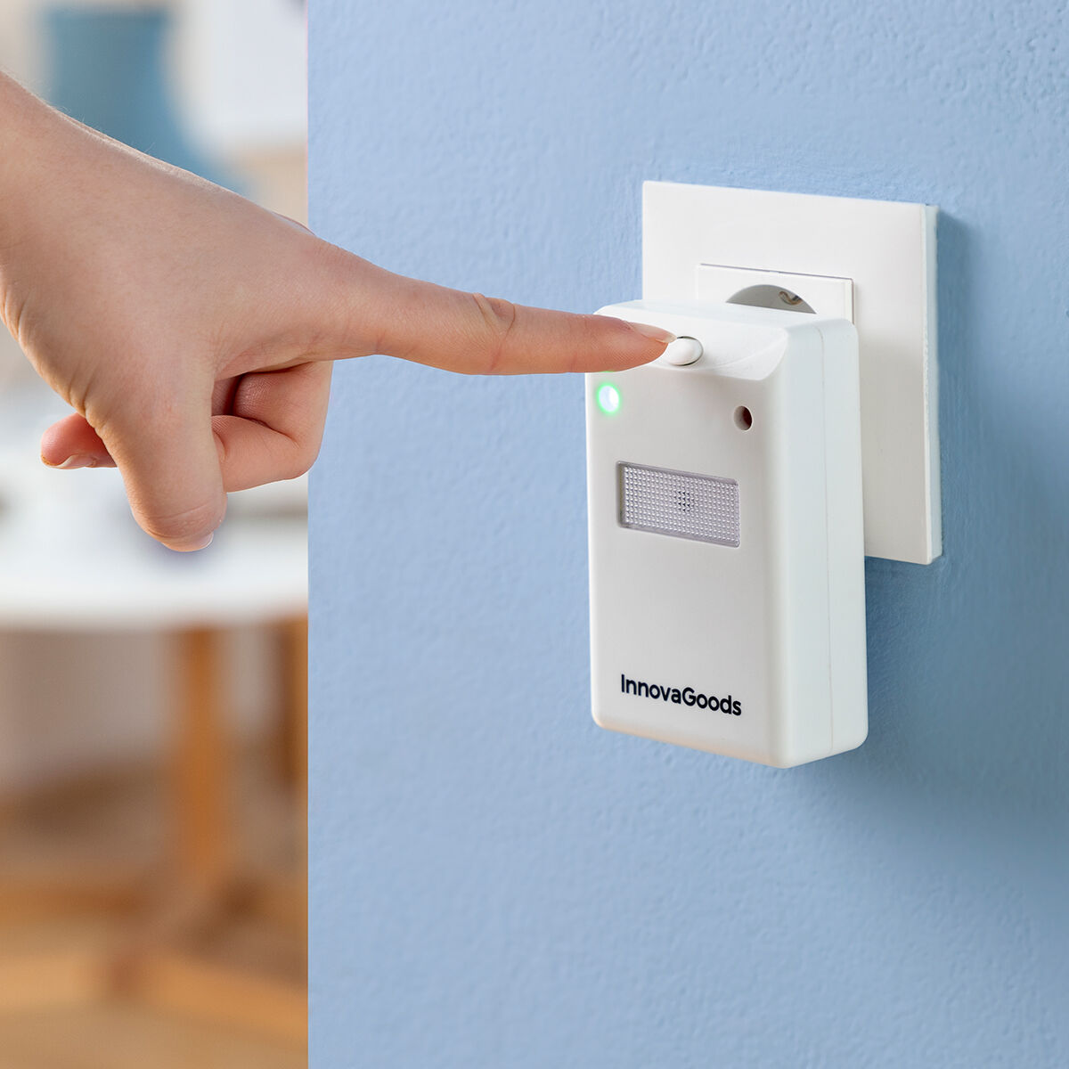 Skadedjursavskräckare med ultraljud med LED Killekt Duo InnovaGoods 2 antal - 3