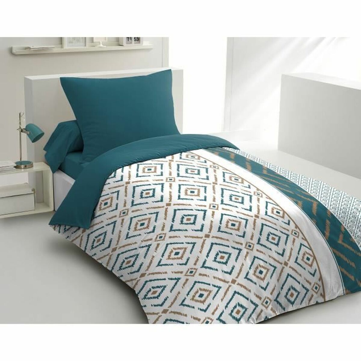 Täckslagsset HOME LINGE PASSION Ethno Grön 140 x 200 cm