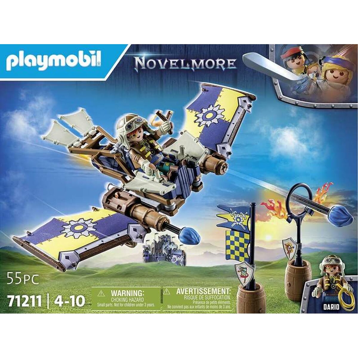 Fordonsspel Playmobil Novelmore 71211 55 Delar - 5