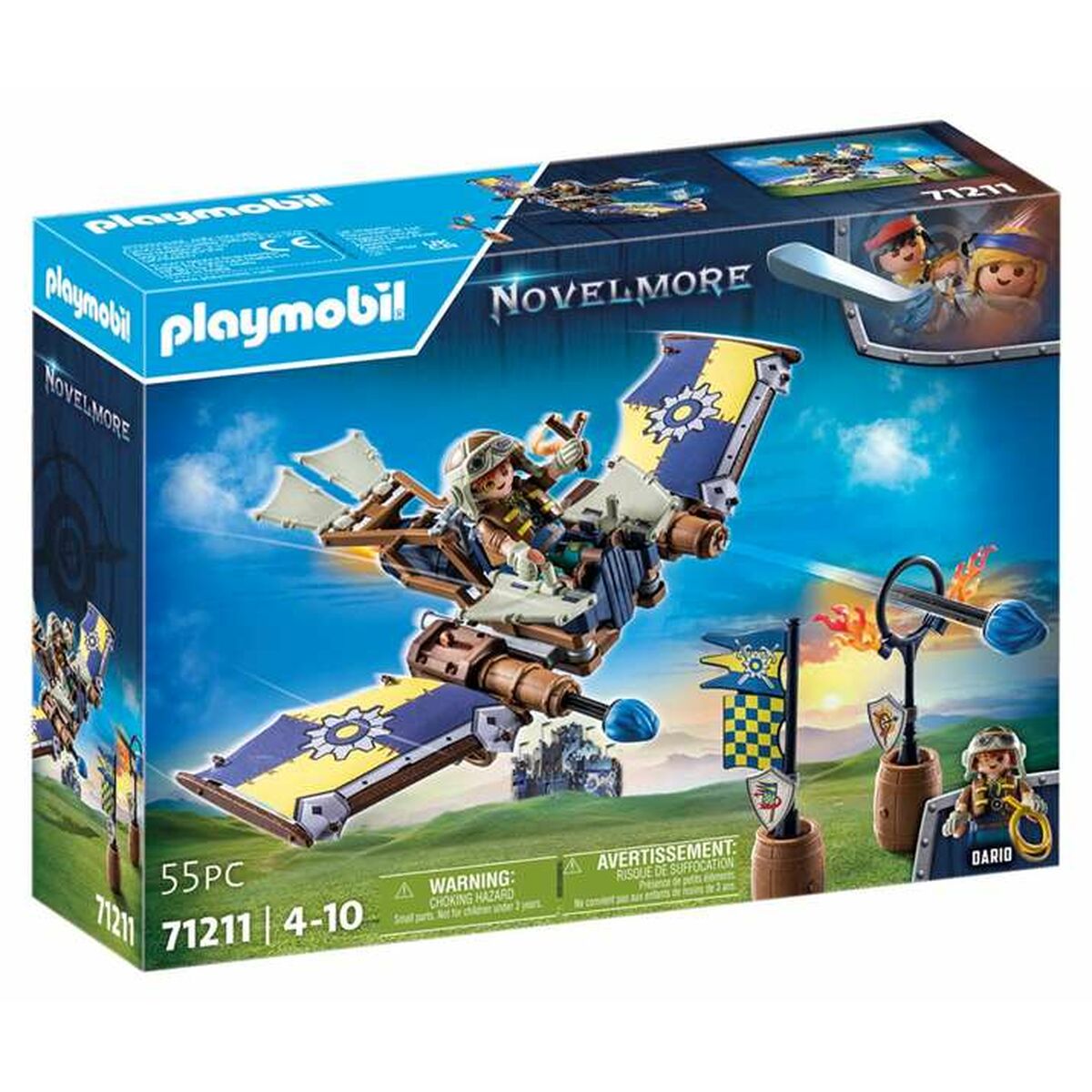 Fordonsspel Playmobil Novelmore 71211 55 Delar - 2