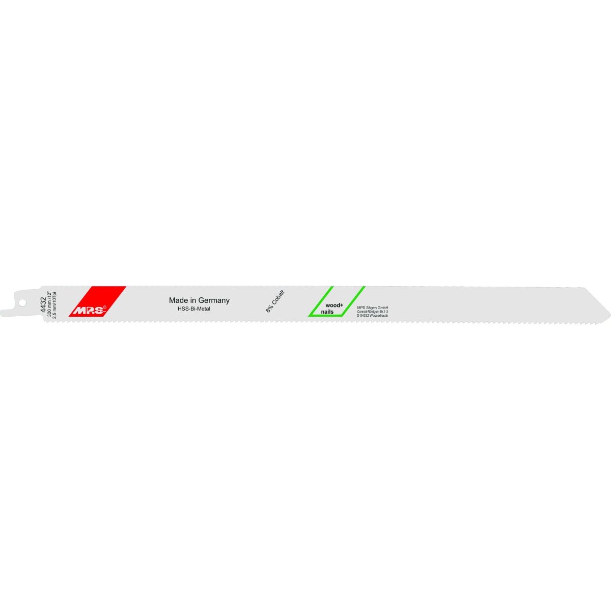 Sågblad MP.S 4432 10 tpi Självsågande såg 5 antal