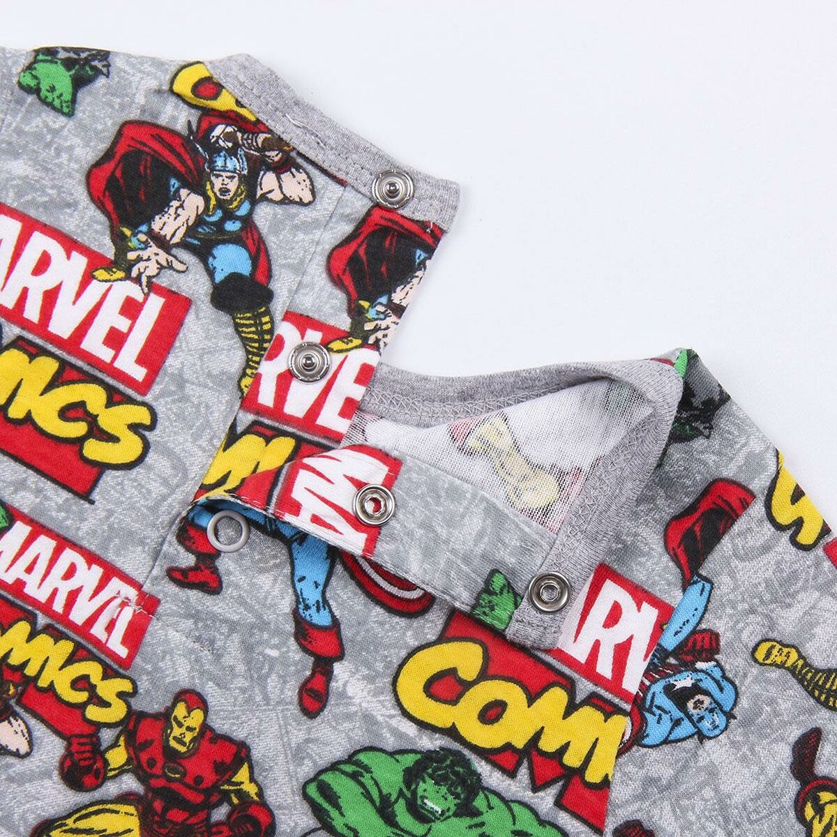 Trikåer Marvel Grå 2 antal - 7