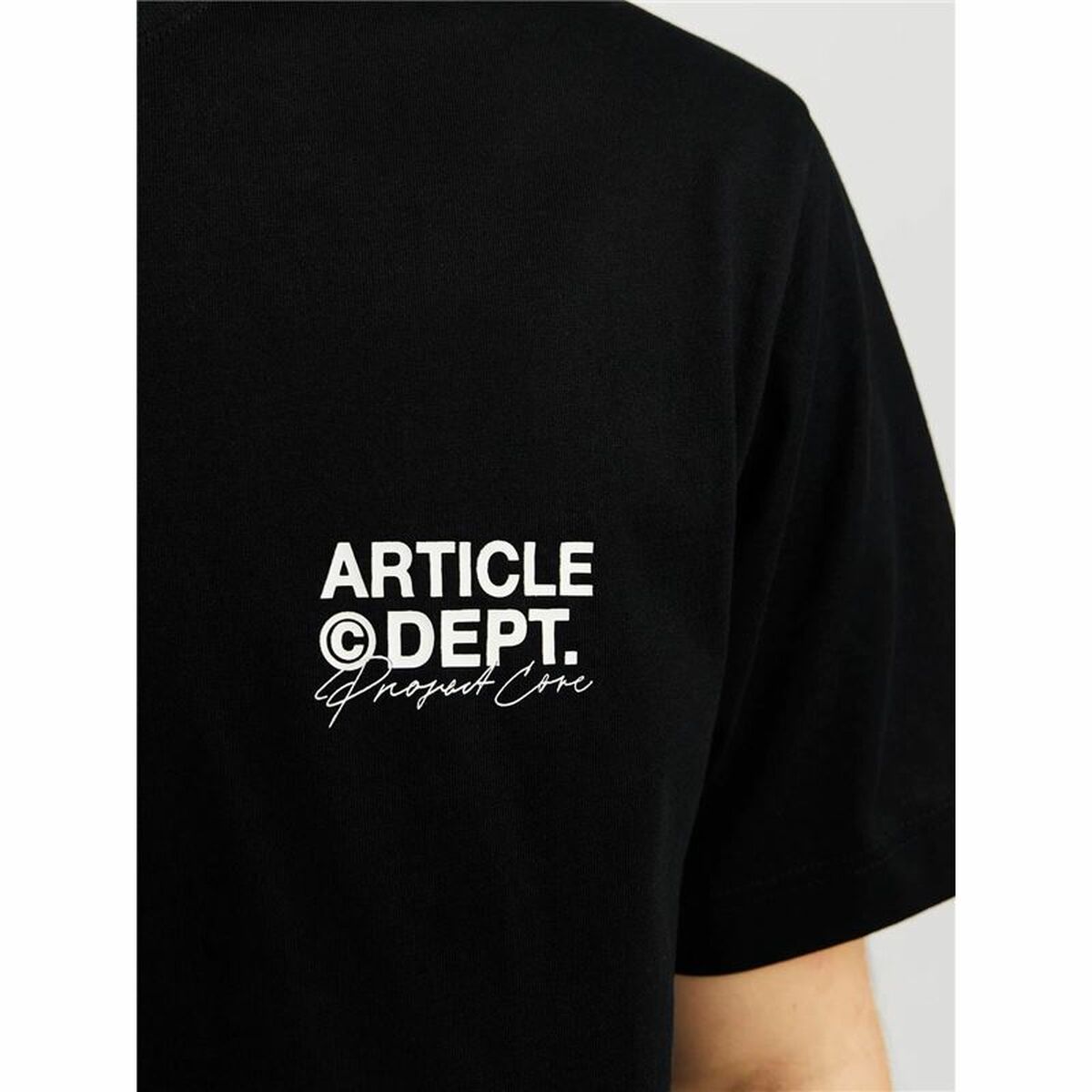 T-shirt med kortärm Herr Jack & Jones Jcodynamic Dust Ss Crew Neck Svart - 3