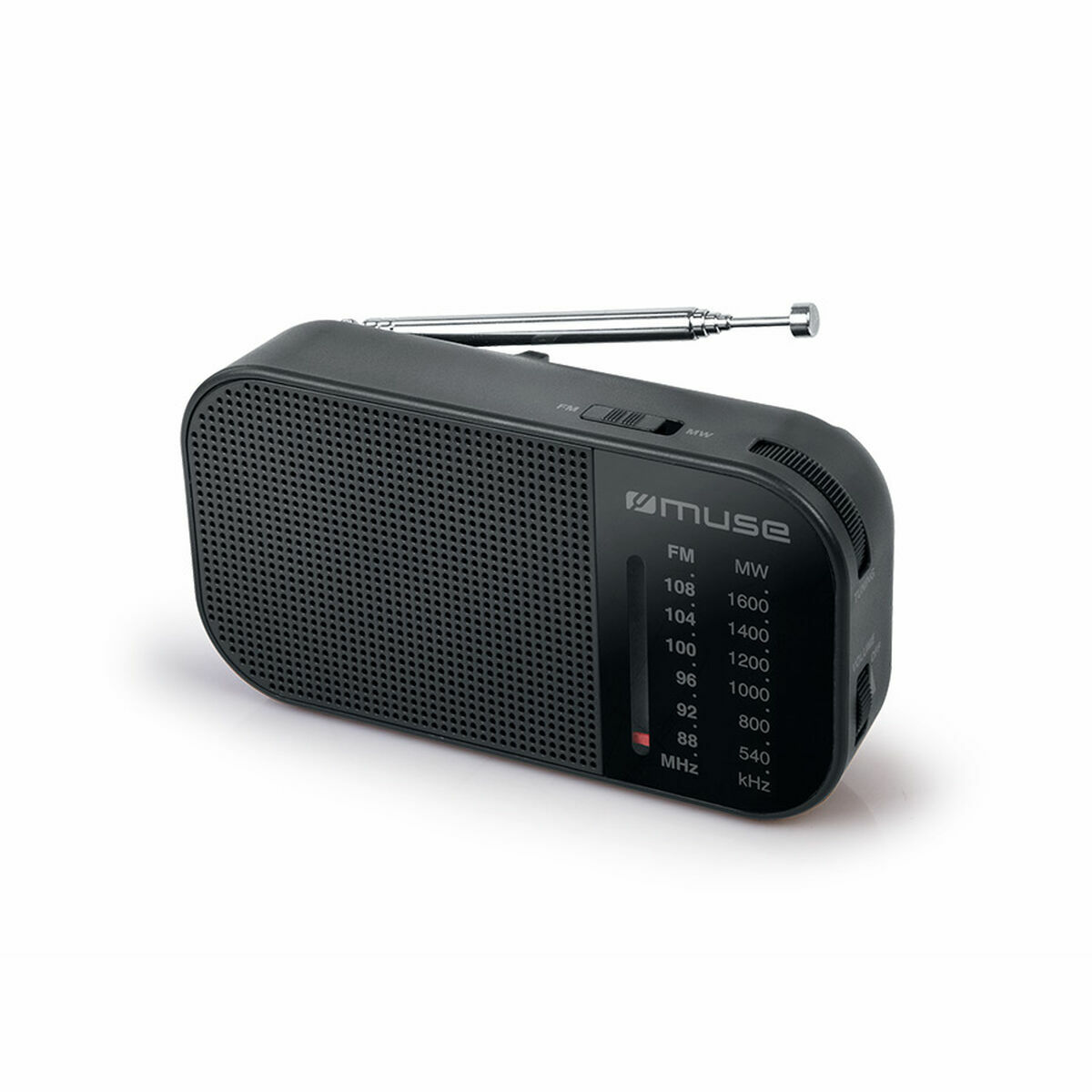 Radio Muse M-025 R Svart (Svart) Presentlåda (Presentlåda)