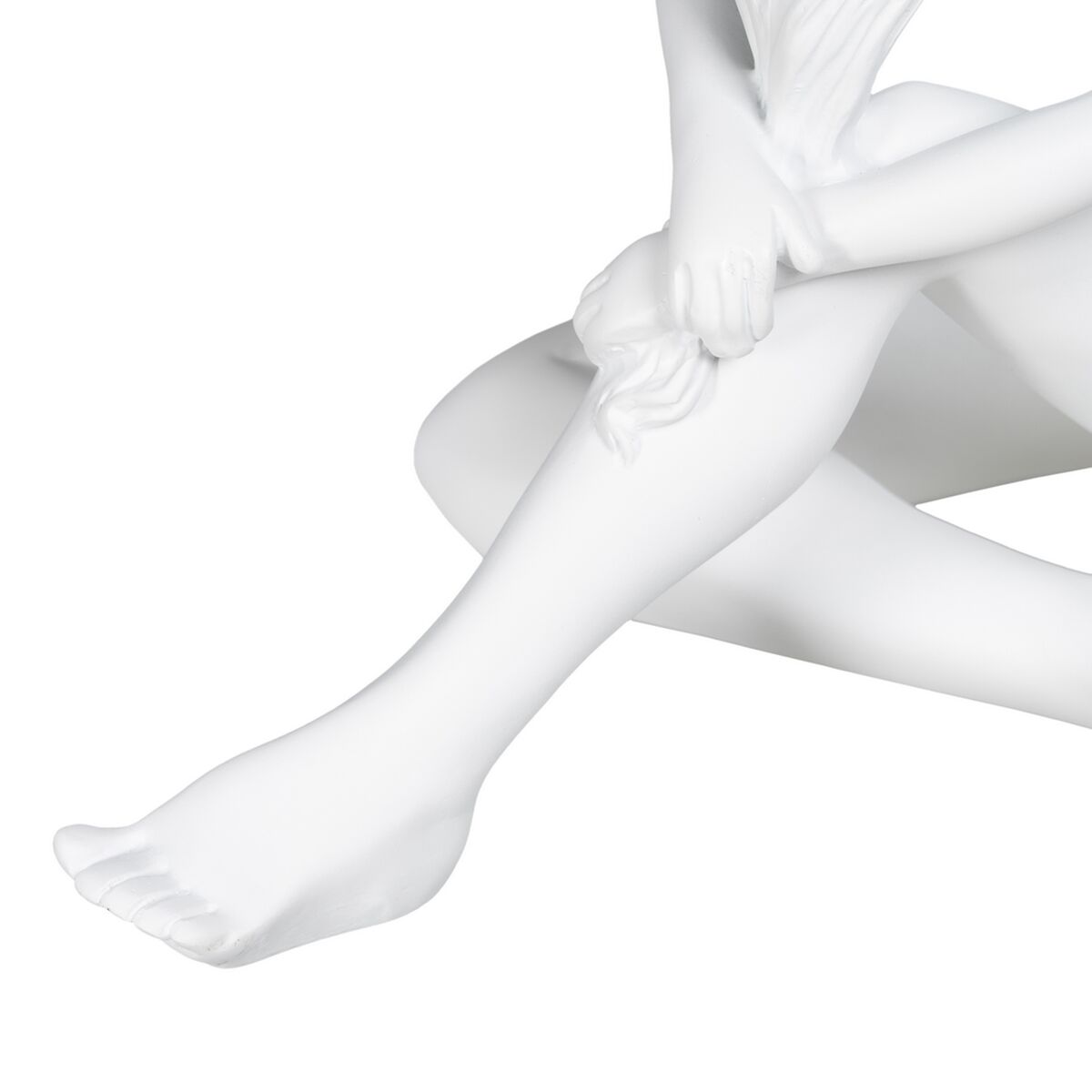 Prydnadsfigur Vit 28,5 x 17,5 x 18 cm - 3