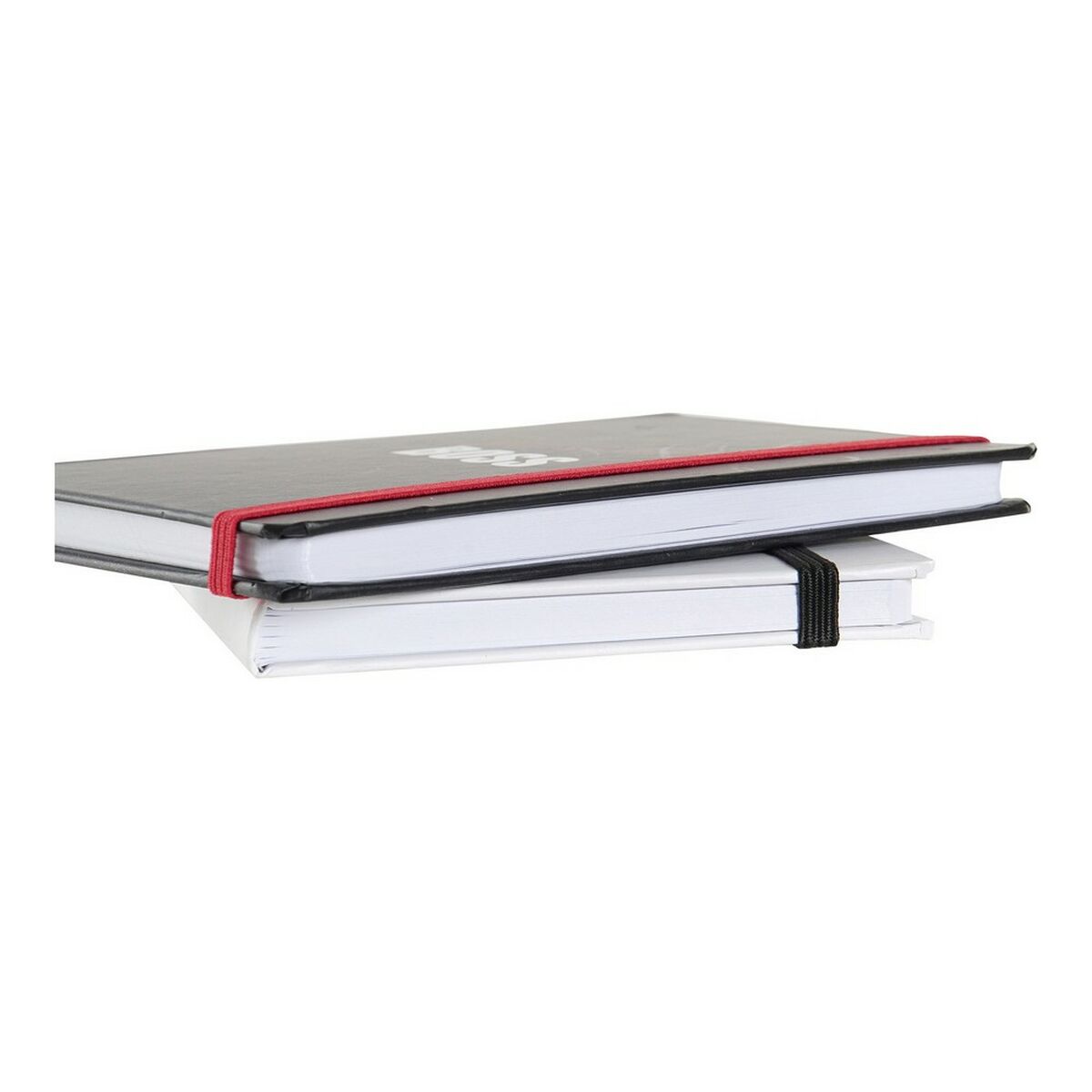 Anteckningsbok DKD Home Decor Vit Svart Röd (2 pcs) (10.5 x 1.5 x 14.5 cm) - 3