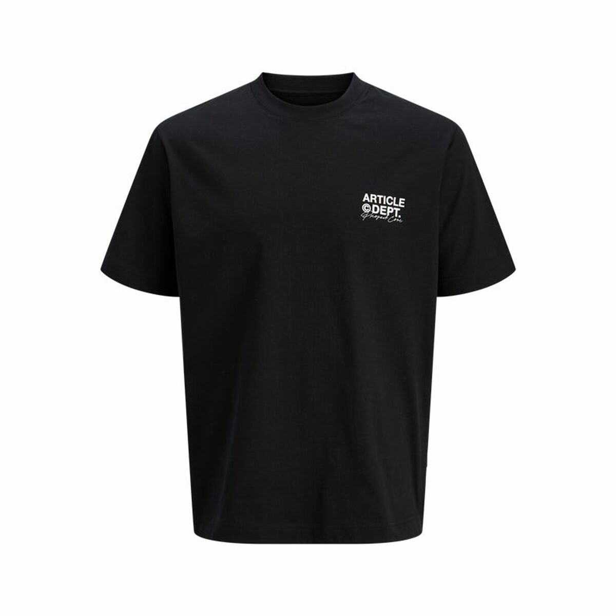 T-shirt med kortärm Herr Jack & Jones Jcodynamic Dust Ss Crew Neck Svart