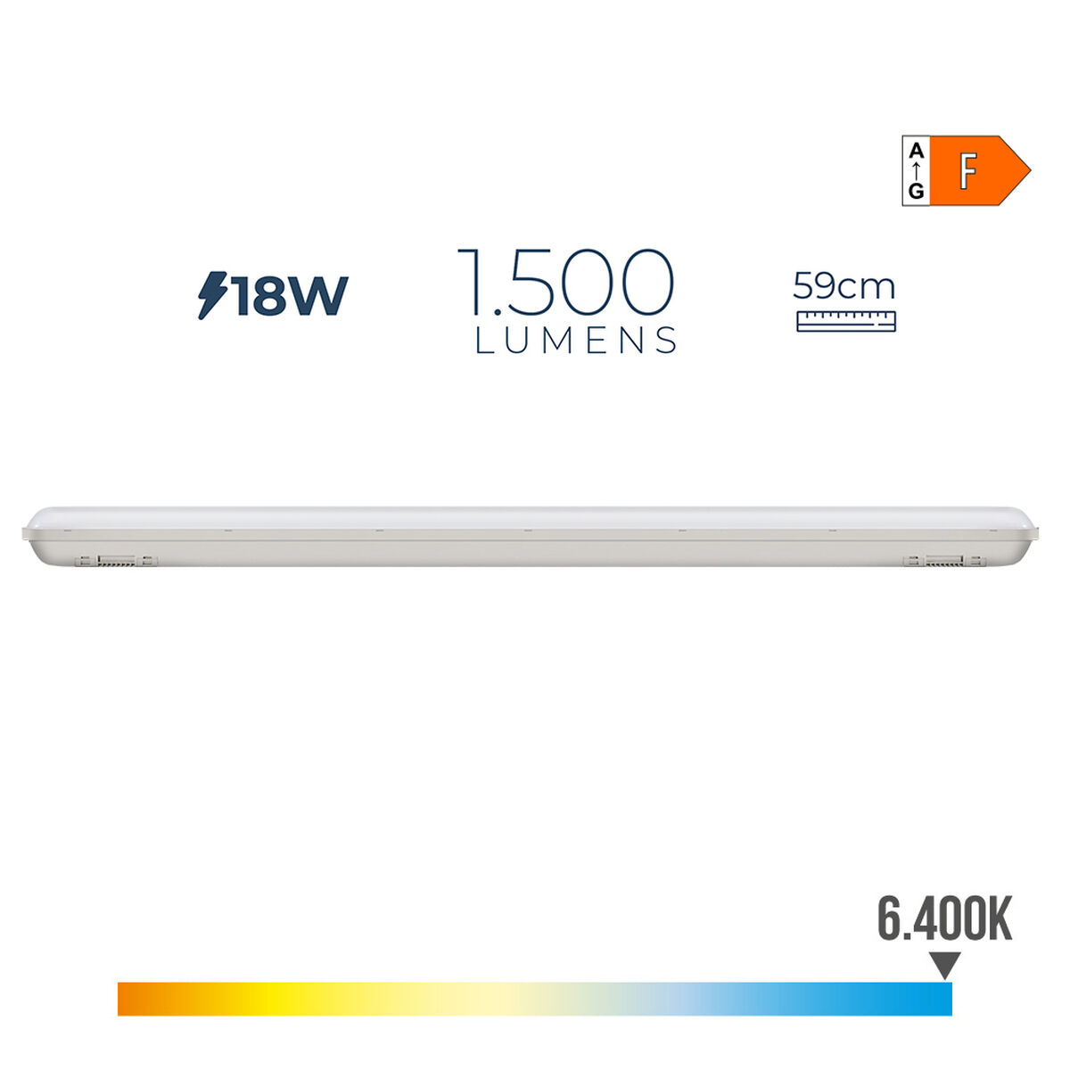 LED Tub EDM 31410 A F 18 W 1500 lm (6500 K) (6400 K) - 12